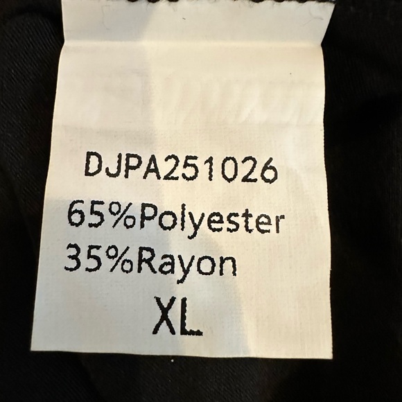 Women’s Black Pleated Shirt with Lace Sleeves XL NIP - Picture 9 of 10